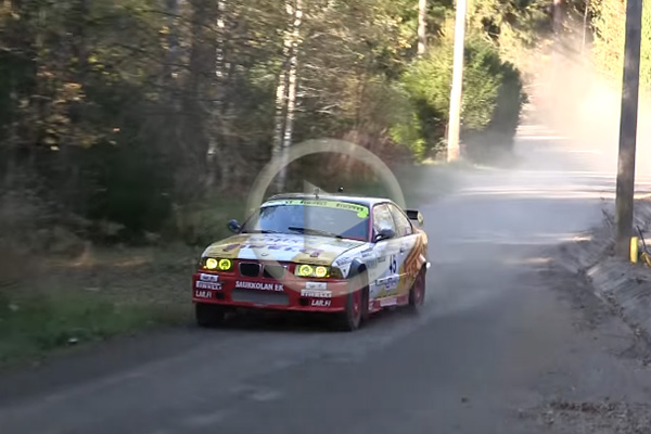 Listen to this E36 rally car scream