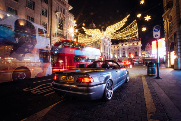 Touring London top-down in the E46 M3