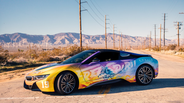 Road To Coachella with the BMW i8 Roadster and Khalid