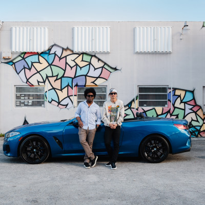Street Art Cruising in Miami with the BMW M850i xDrive Convertible.