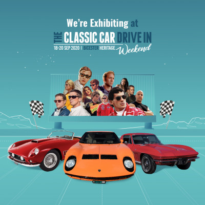 Tickets NOW LIVE  for The Classic Car Drive In Weekend, from 18th – 20th September