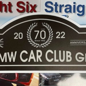 RALLY PLAQUE - 70th Anniversary Rally Plaque
