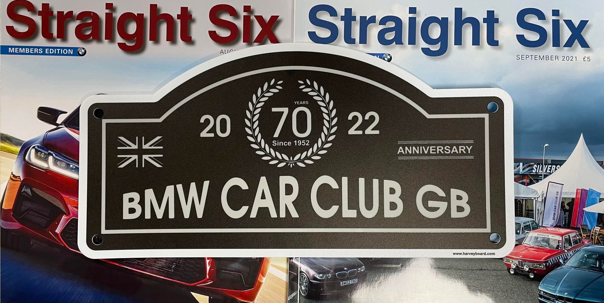 RALLY PLAQUE - 70th Anniversary Rally Plaque