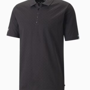 SHIRT - BMW Zip Up Jacquard Polo
