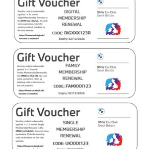 GIFT VOUCHER - MEMBERSHIP RENEWAL