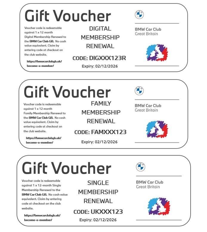 GIFT VOUCHER - MEMBERSHIP RENEWAL