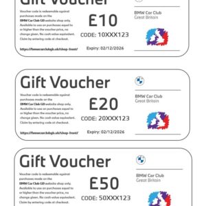 GIFT VOUCHER - £10 £20 £50