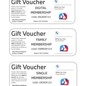 GIFT VOUCHER - MEMBERSHIP